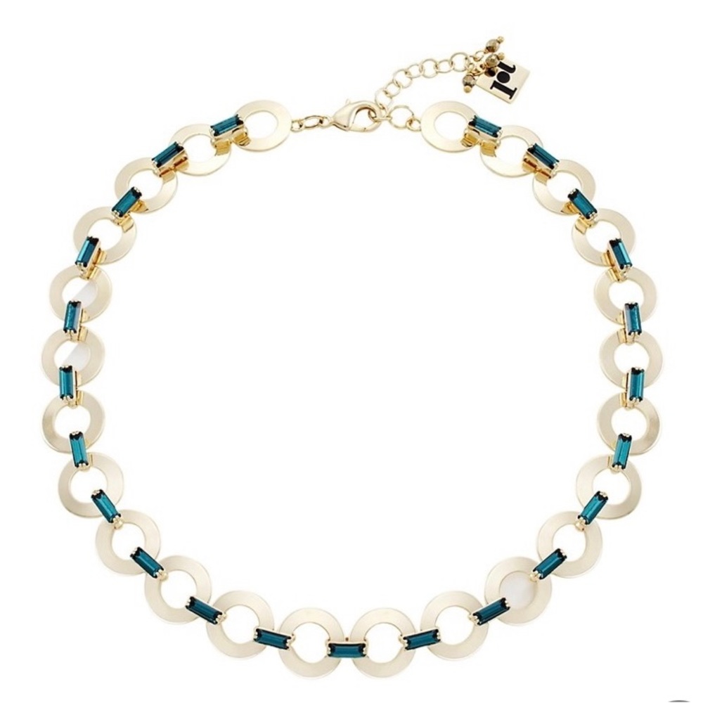 Rosantica Rondella Goldtone Collar Necklace NWT excellent condition from Saks